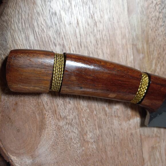 Valley Forge Hunting Knife High Carbon Steel 3.75MM w/ Leather Sheath VF-143PW - Picture 4 of 11